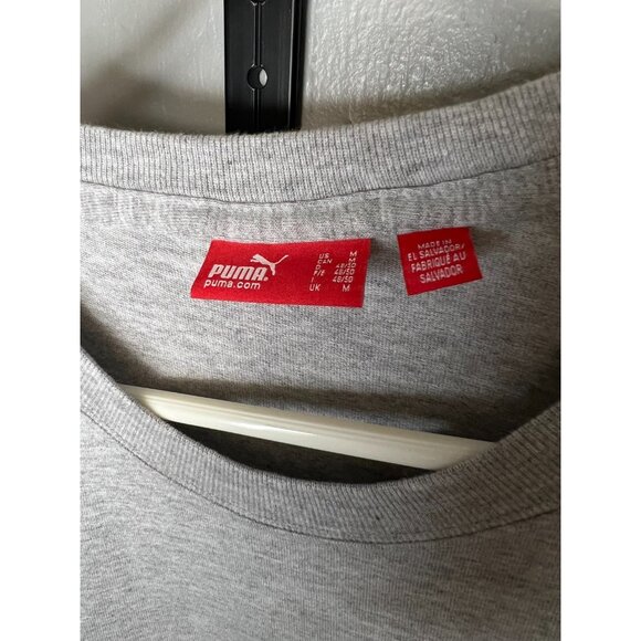 Red Bull Racing Team Puma Nascar F1 Gray Mens MD short sleeve T-shirt NWOT - Picture 5 of 5